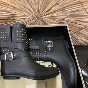 Burberry Spike Rain Boots Sz. 8